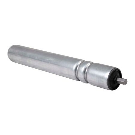Omni Metalcraft 1.9" Dia. x 16 Ga. Galvanized Double Grooved Roller for 38" O.A.W. Omni Conveyors 42076-38-GP